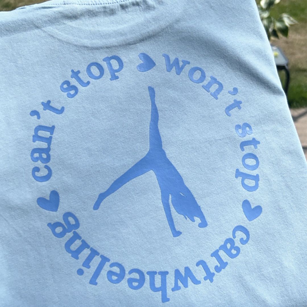 Can't Stop Cartwheeling Gymnastics T-shirt