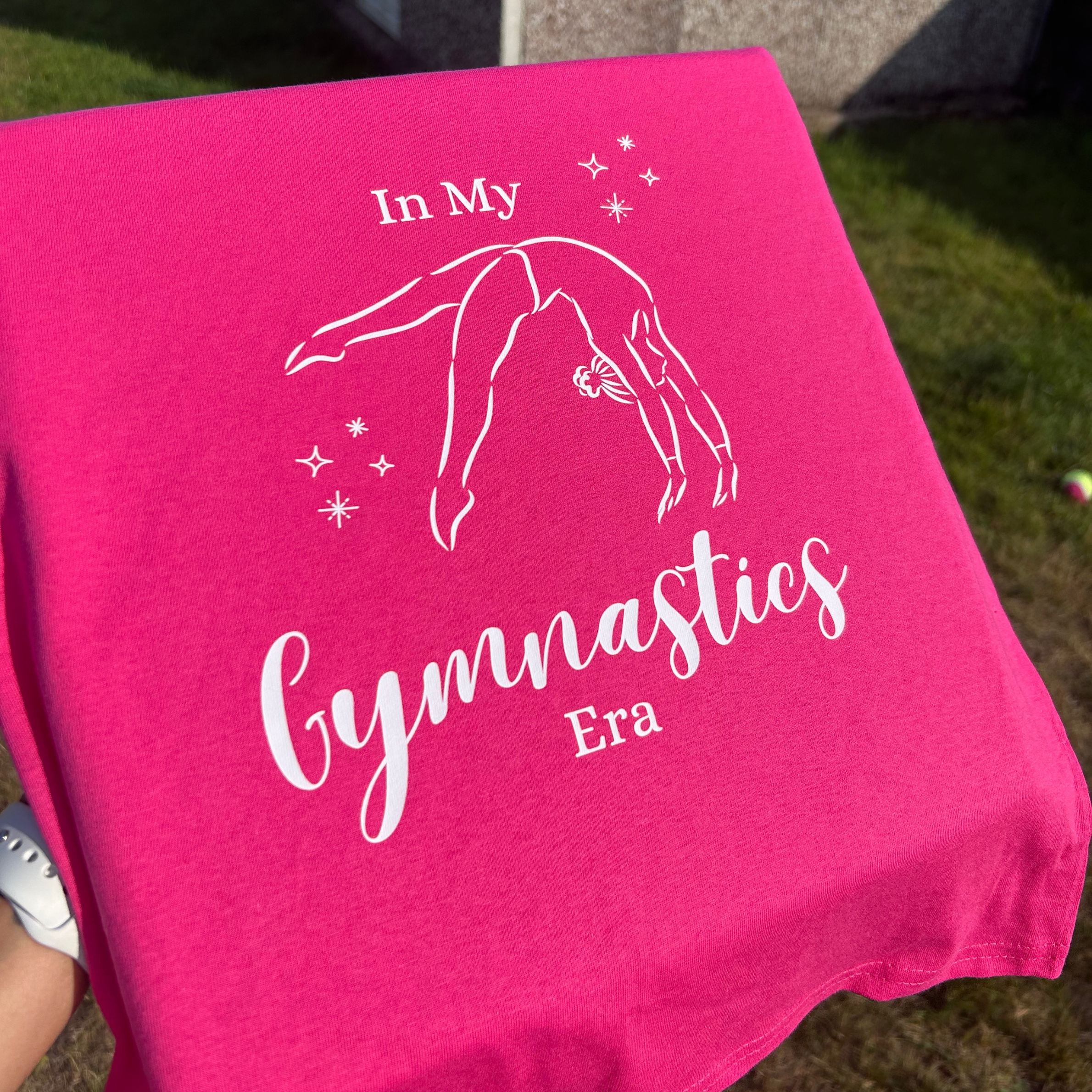 pink in my gymnastics era tshirt