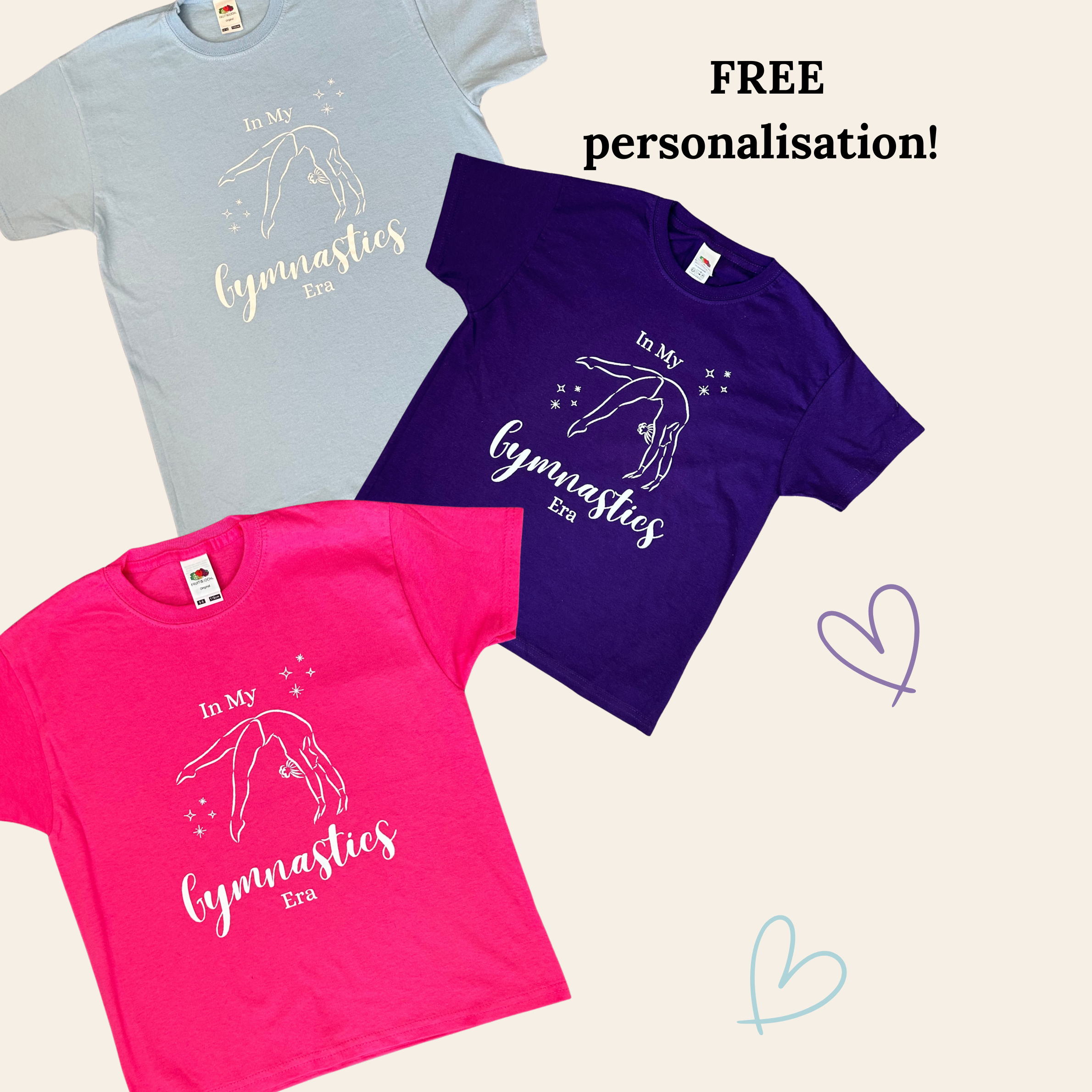 Personalised In My Gymnastics Era T-shirt