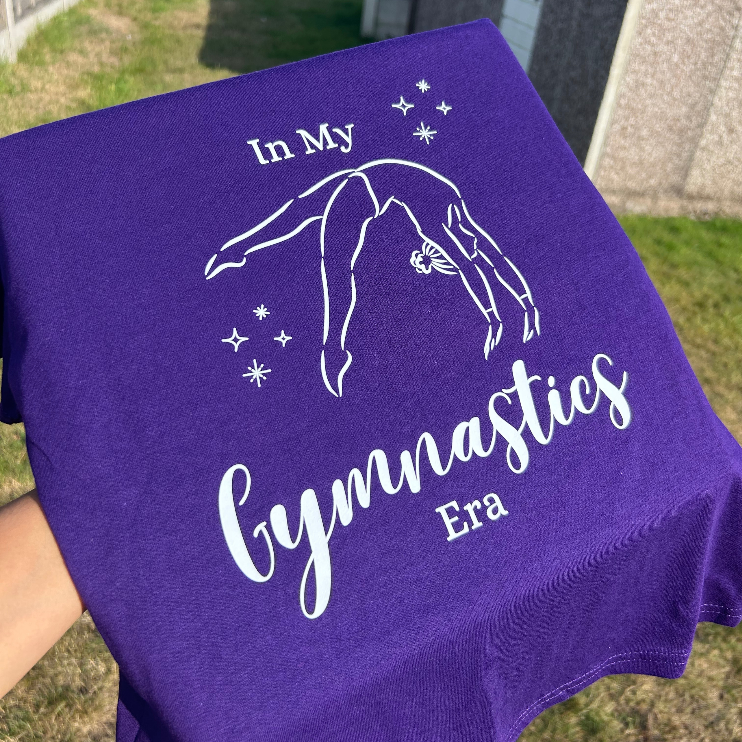 Purple in my gymnastics era t-shirt 